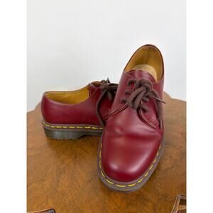 Vintage Dr. Martens Made in England Oxblood 3-Eye Leather Oxfords Men's Size 6
